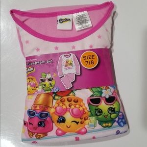 NWT Shopkins PJs